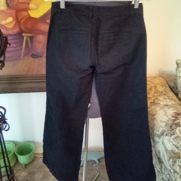 Y2K Express Black Linen Wide Leg Pants - Picture 5 of 5